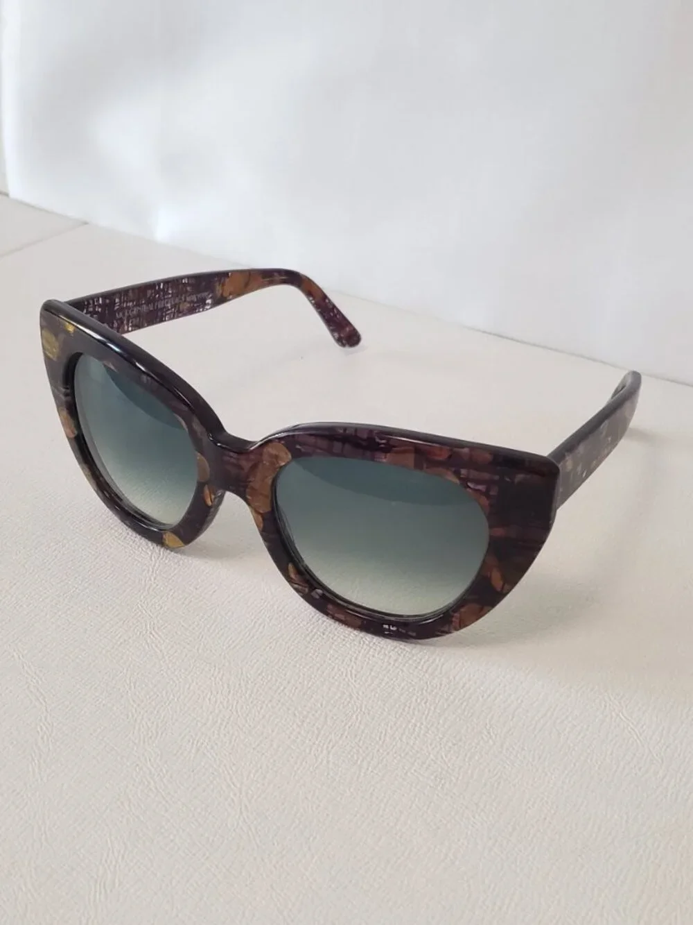 Morgenthal Frederics New York Sunglasses Made in France MAE Oversized Gradient